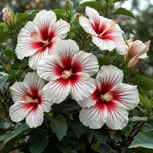 Гибискус Рэд Элеганс купить по цене от 380р. в интернет-магазине «Посадика» с доставкой почтой в в Нестерове и по всей России – [изображение №1].