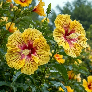 Гибискус Свит Соната купить по цене от 249р. в интернет-магазине «Посадика» с доставкой почтой в в Нестерове и по всей России – [изображение №1].