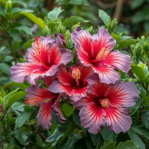 Гибискус Кримсон Флейм купить по цене от 479р. в интернет-магазине «Посадика» с доставкой почтой в в Нестерове и по всей России – [изображение №1].